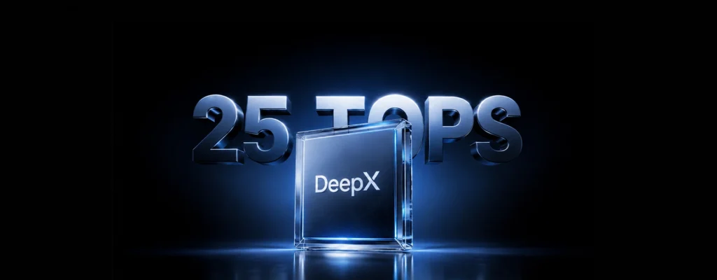 DeepX DX-M1M delivers 25 TOPS at 3W, outperforming RK3588 (6 TOPS at 5W) and Jetson Orin Nano (20 TOPS at 15W)