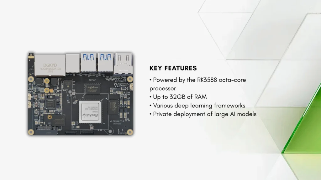 KiwiPi 5 Pro single-board computer powered by the Rockchip RK3588 processor