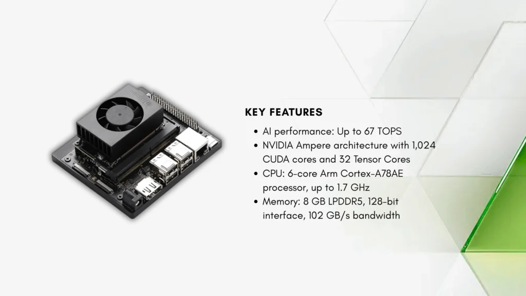 NVIDIA Jetson Orin Nano Super AI developer kit for edge AI applications
