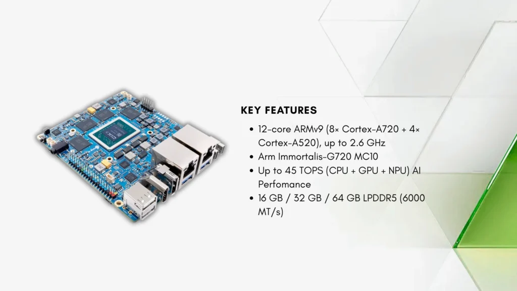 Orange Pi 6 Plus single-board computer based on the Rockchip RK3588 processor