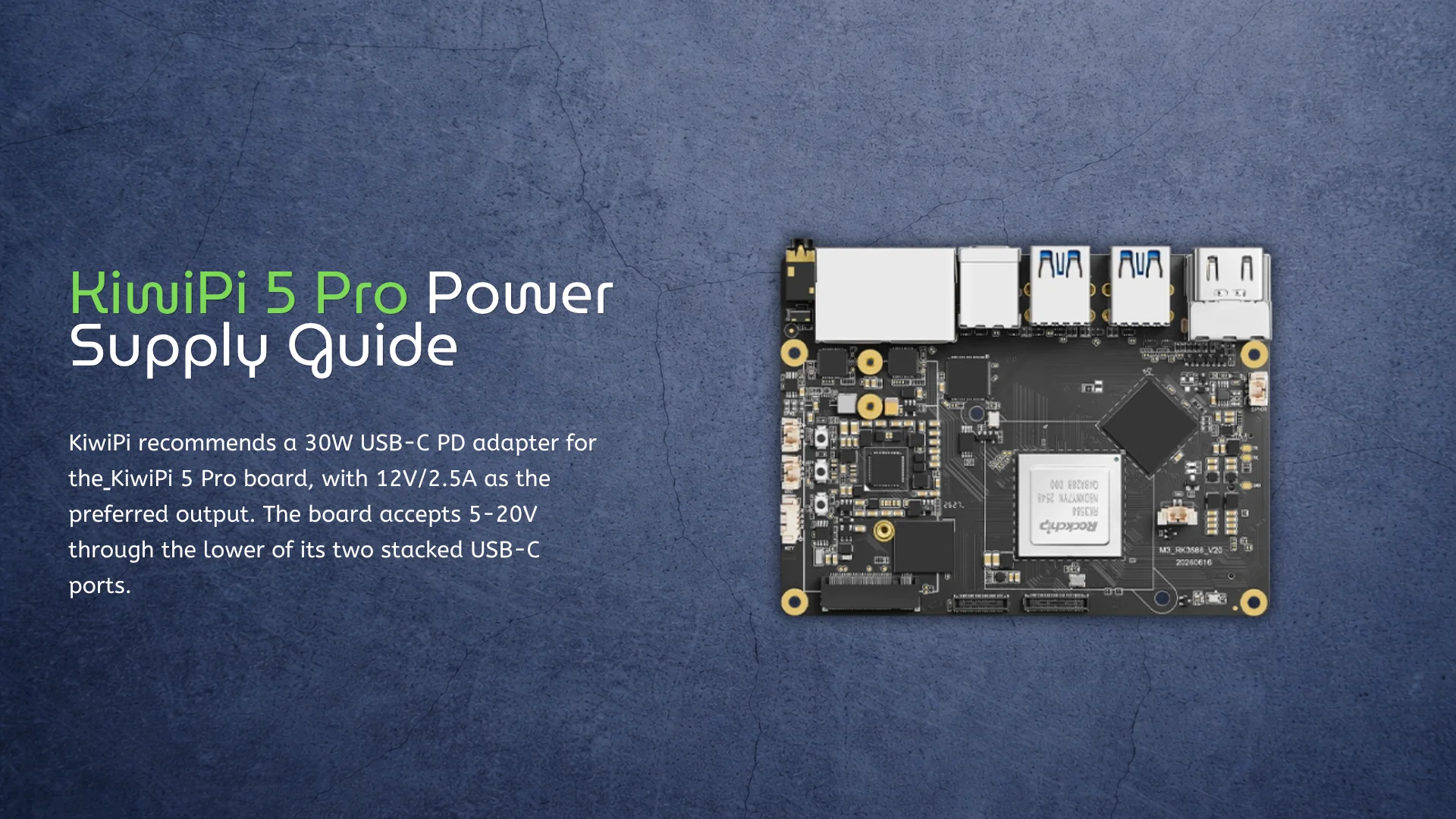 Kiwipi 5 Pro Power Supply