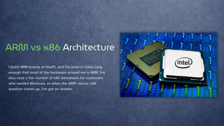 ARM vs x86 architecture