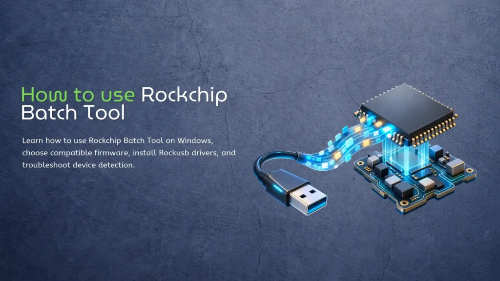 how to use rockchip batch tool