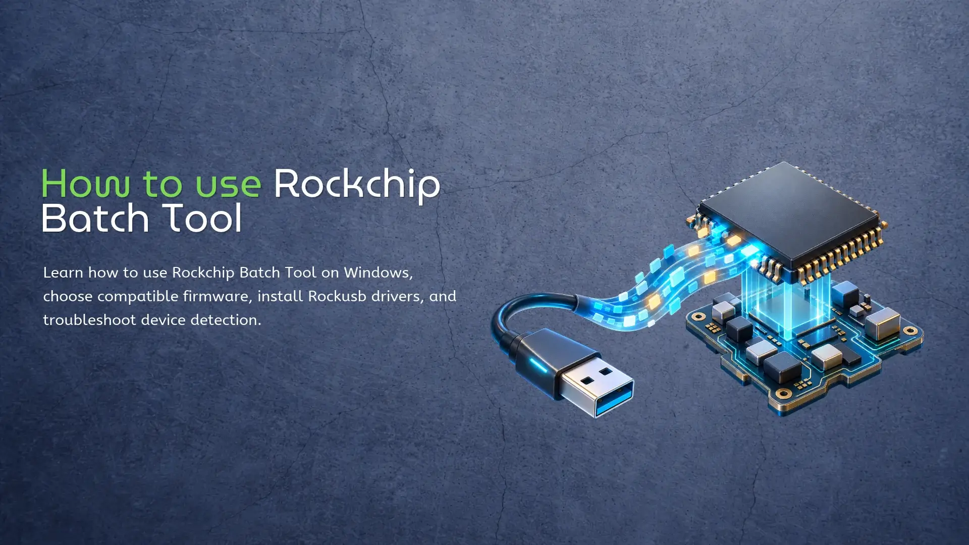 how to use rockchip batch tool