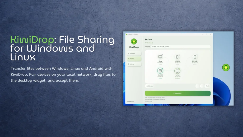 Transfer Files Between Windows and Linux | KiwiDrop